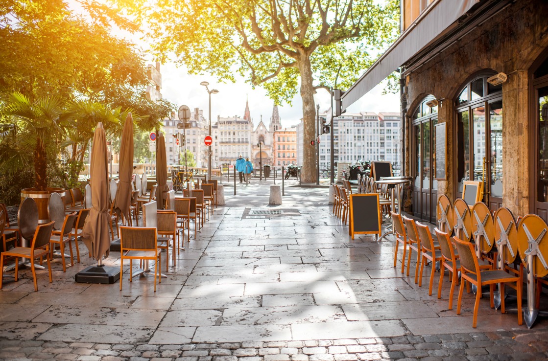 Restaurant in der Altstadt von Lyon